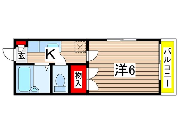 サマックス蘇我の物件間取画像